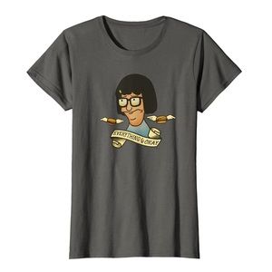 Bob's Burgers Tina  Everything Is Okay Flash T-shirt T-Shir